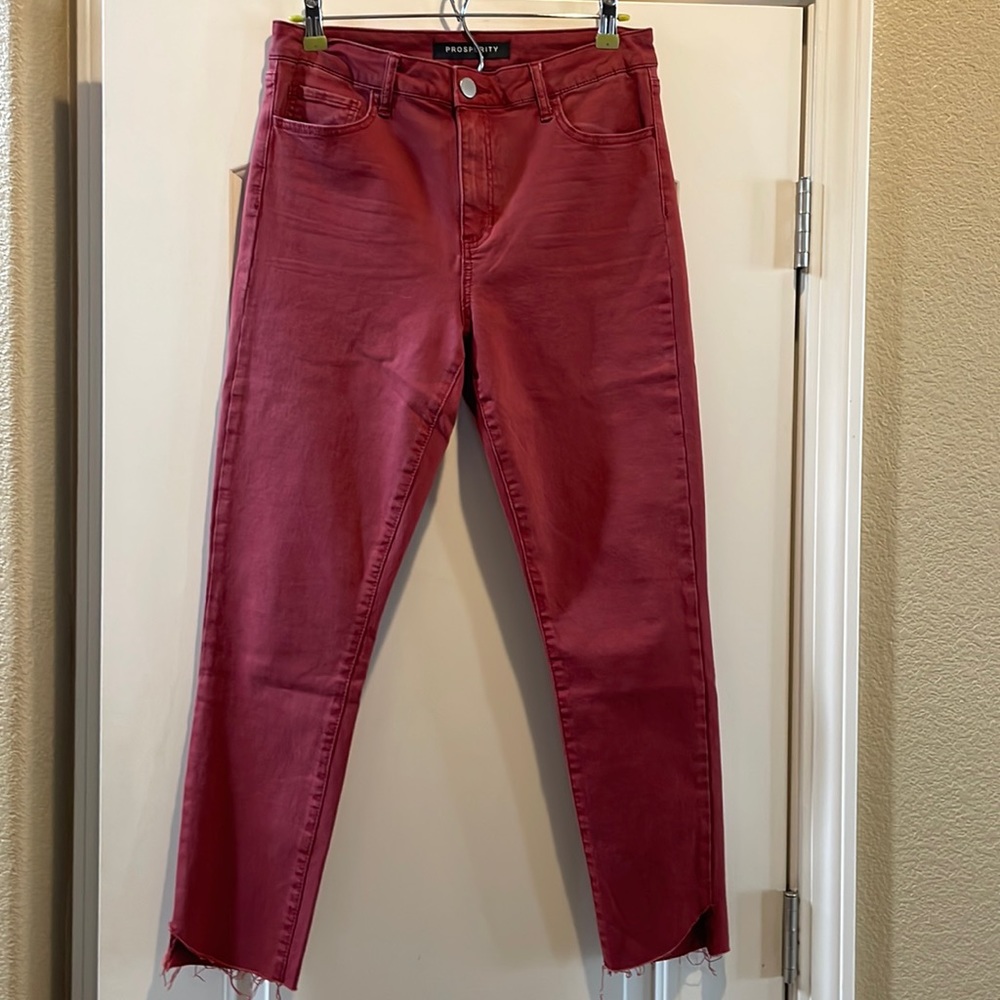 Prosperity Brick Red Jeans